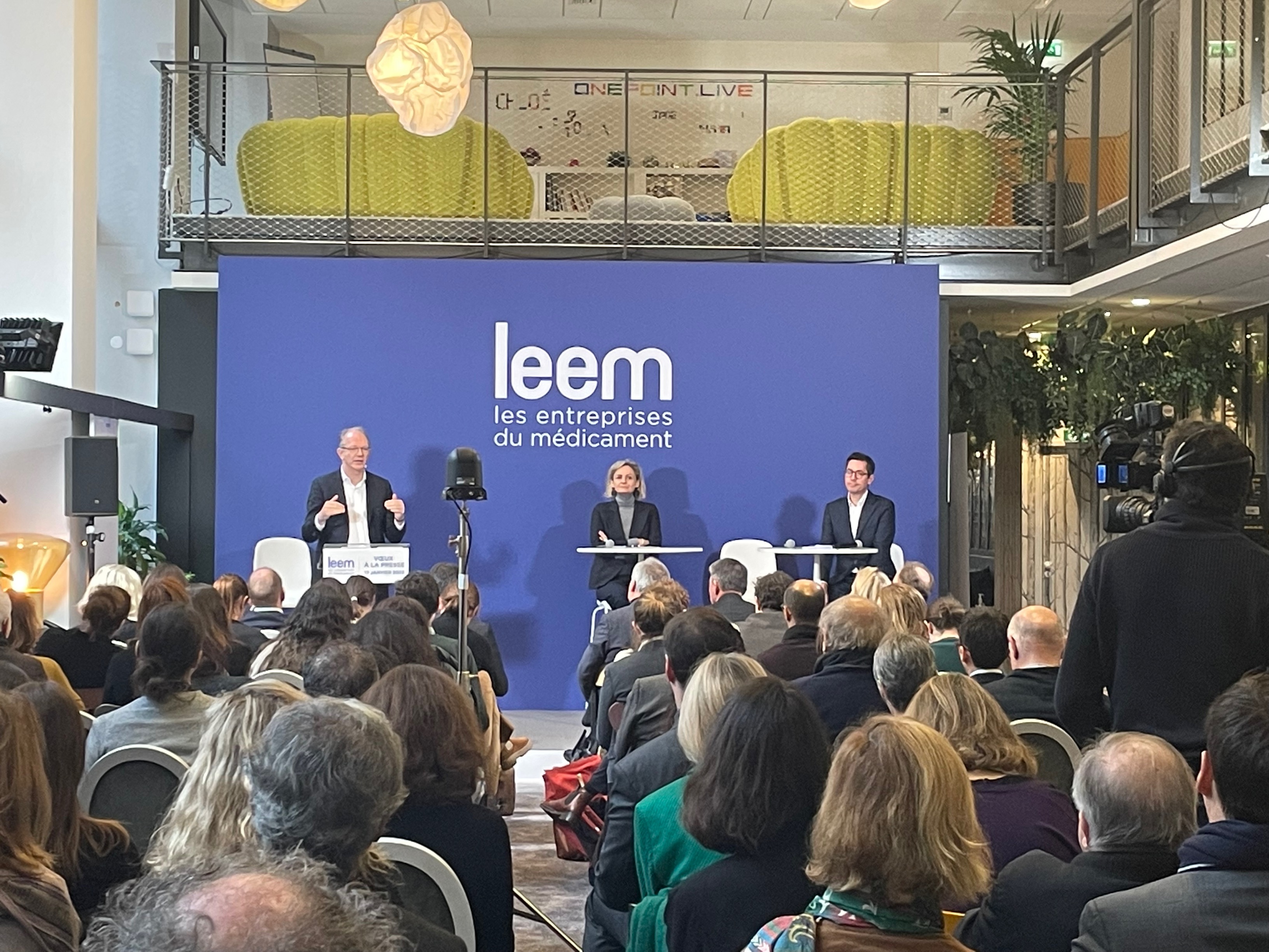 Conférence de presse des vœux 2023 du Leem 17 janvier Leem